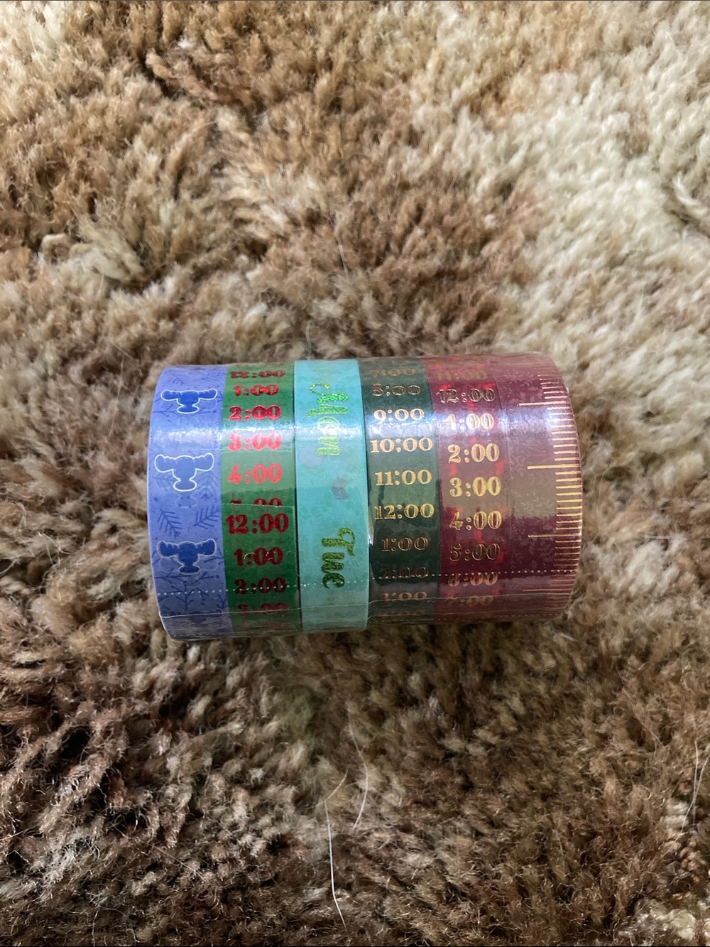 Daily Grind Holiday Decorative Washi Tape Set